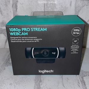 Logitech 1080p Pro Stream Webcam NWT IN Box. Never opened or used